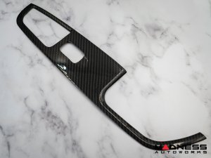 Alfa Romeo Stelvio Door Window Switch Trim Kit - Carbon Fiber - Feroce Carbon